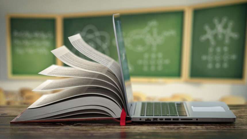 People of various ages and backgrounds engaging in online learning on their laptops, representing the accessibility of free online courses in 2025.