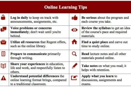 online school tips