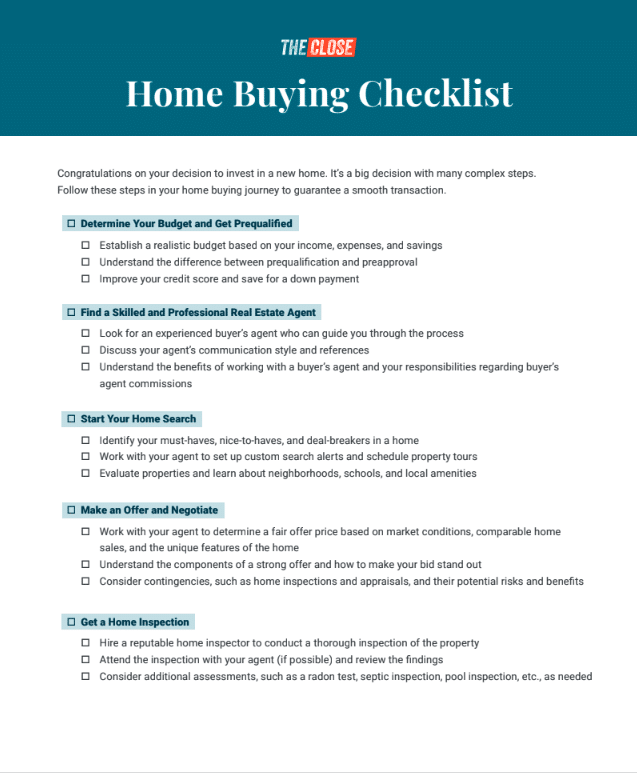 The Ultimate Home Buying Checklist