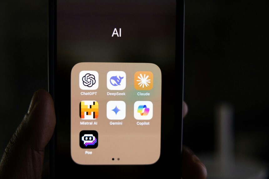 A picture of Gemini and Chatgpt in a phone