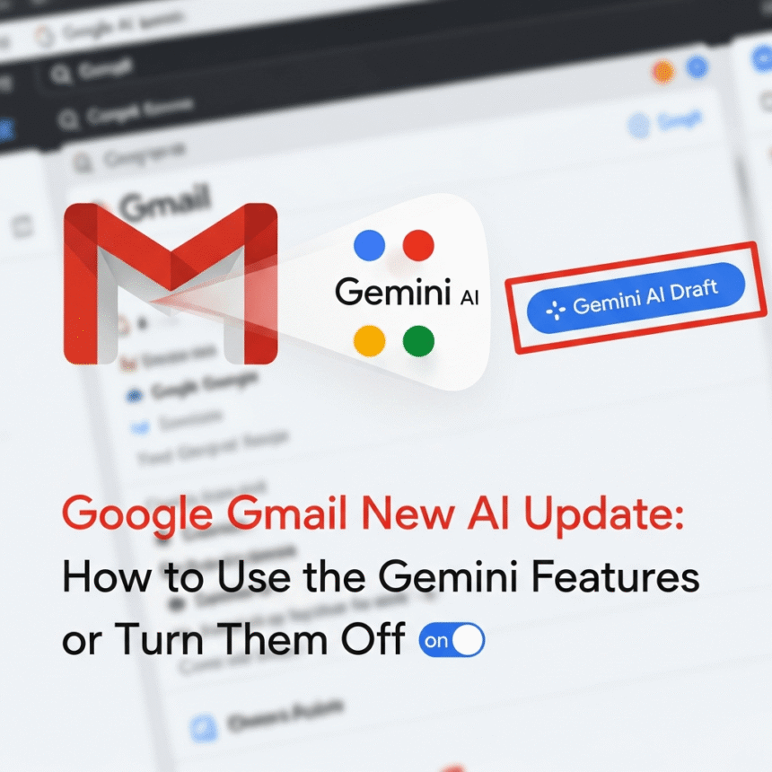 Google Gmail New AI Update: How to Use the Gemini Features or Turn Them Off