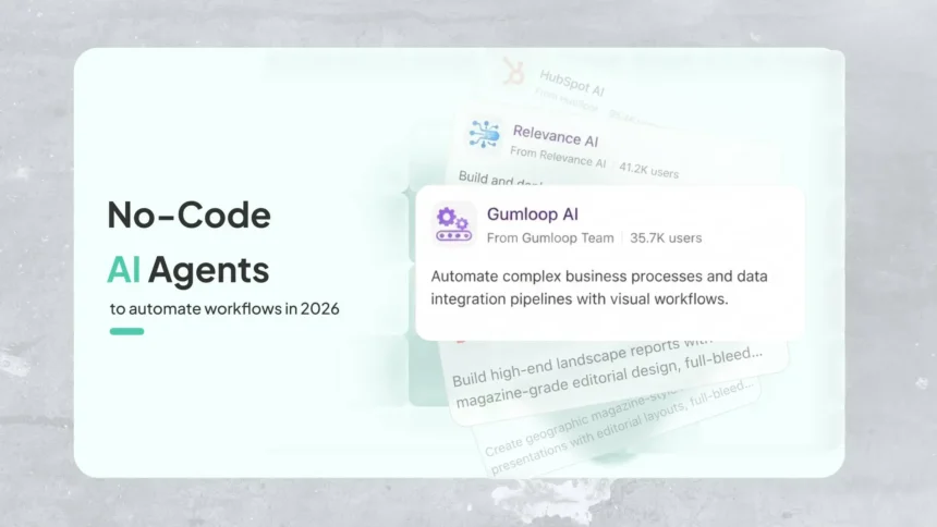 AI Agents Replacing Business Software The "No-Code AI Workflow" Boom
